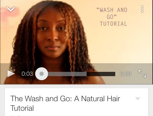 The Wash and Go: A Natural Hair Tutorial