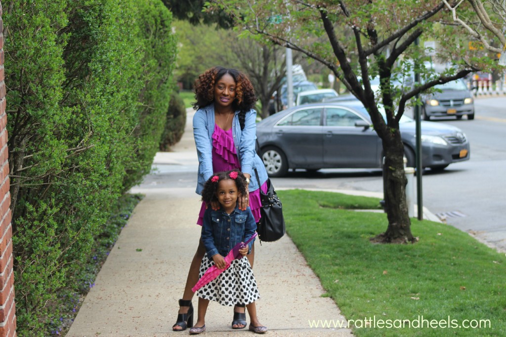 Natural Mother and daughter