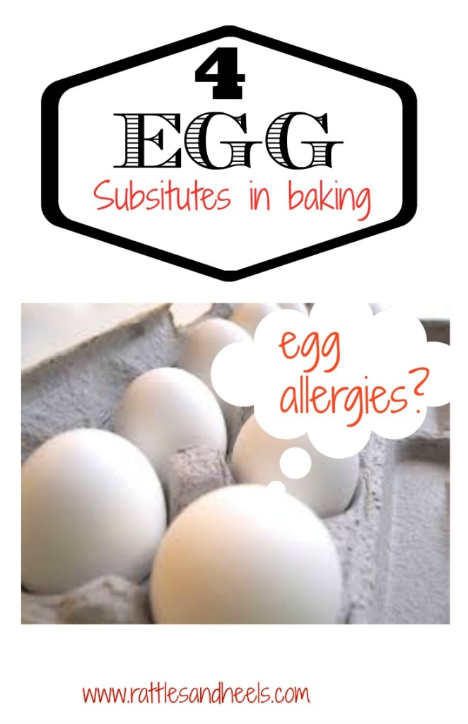 4 Substitutes for Eggs in Baking #FoodAllergy