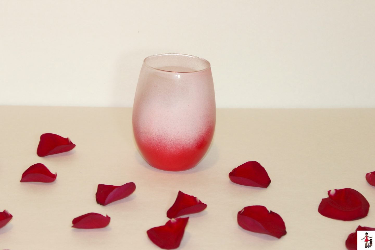 Date Night DIY Ombre Wine Glasses #LoveOurVDay