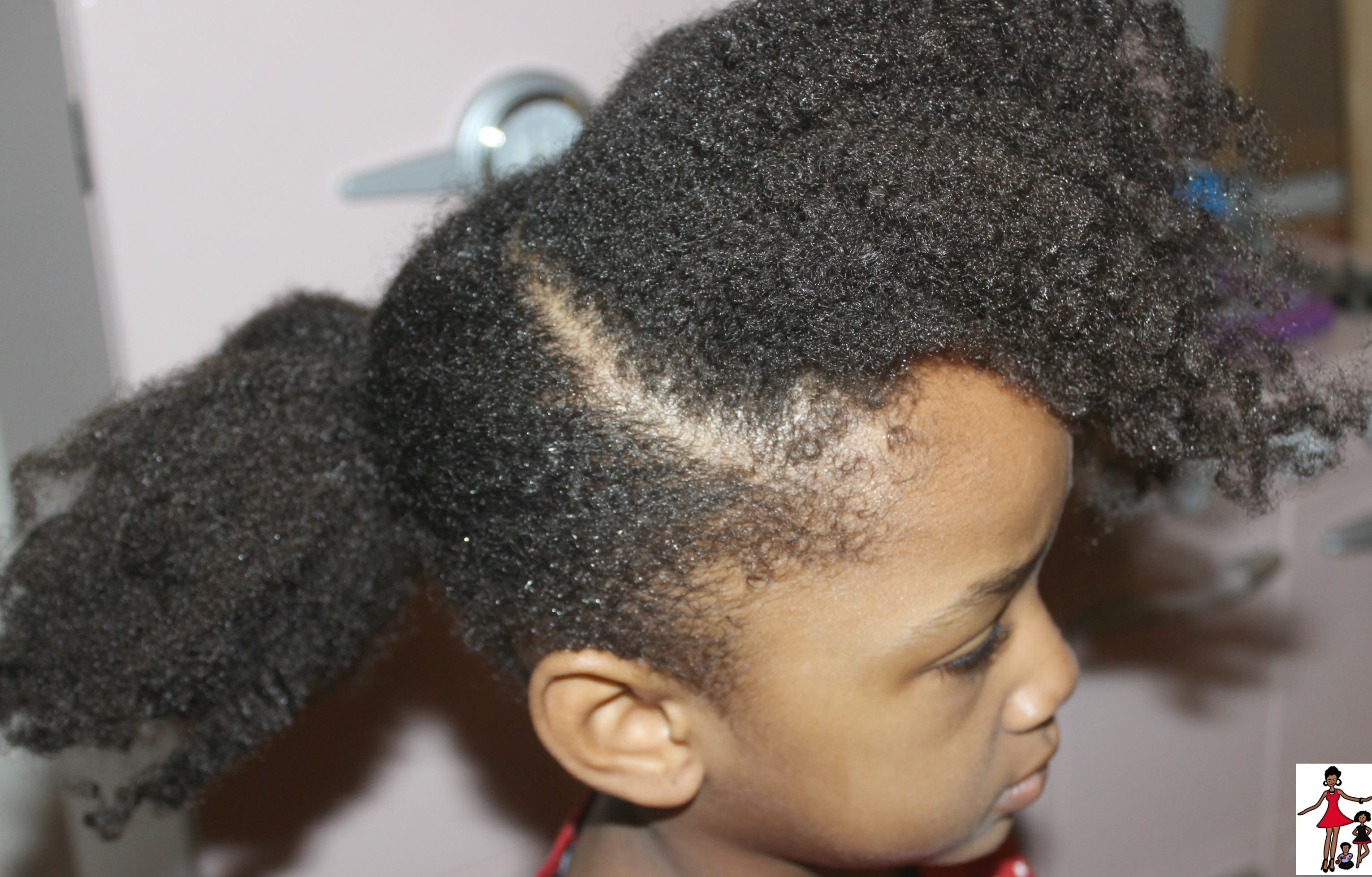 Easy Kids Natural Hairstyle With Dove Quench Absolute - Adanna Dill