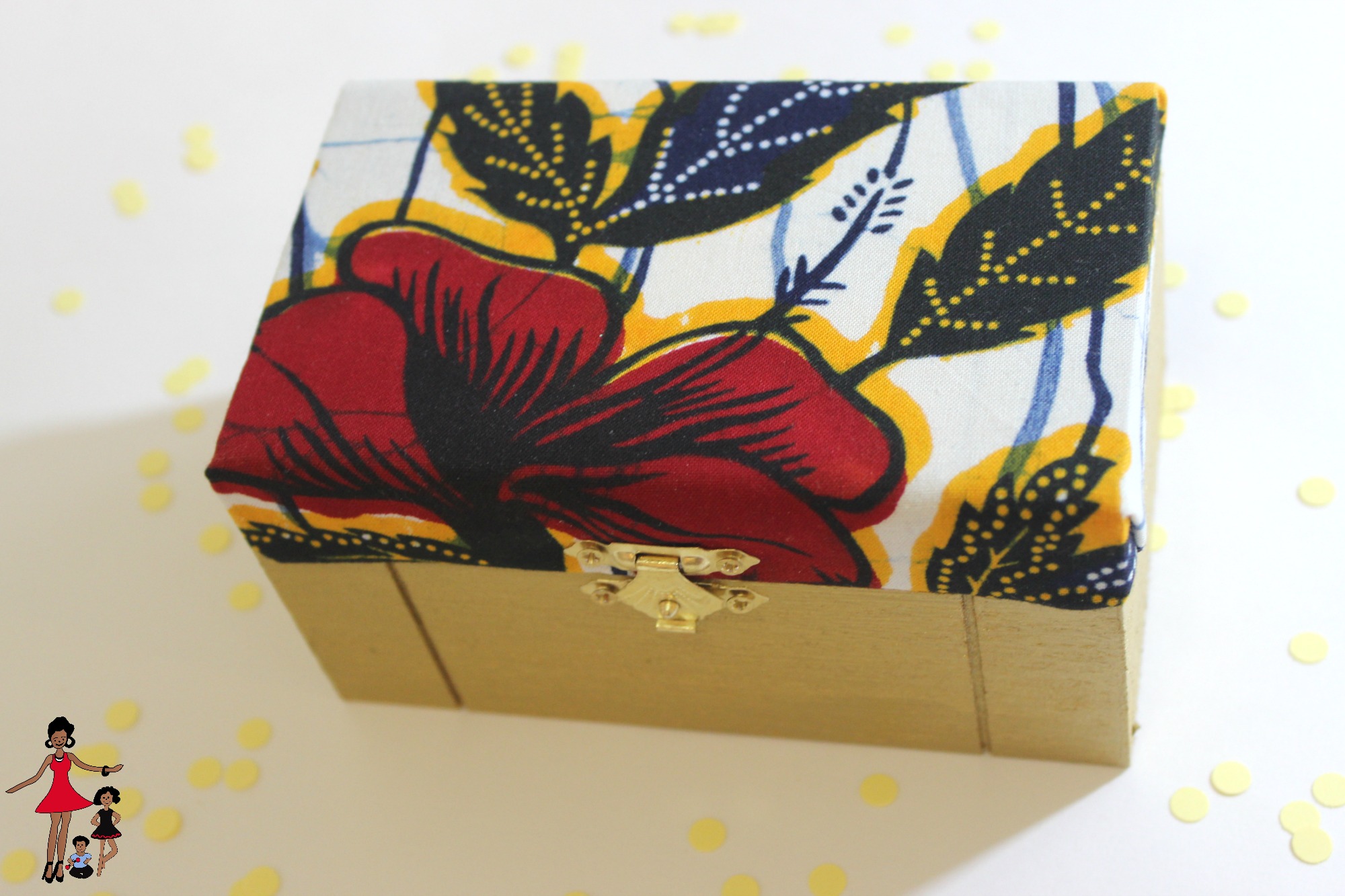  Ambesi Paint Your Own Wooden Jewelry Box, Arts and