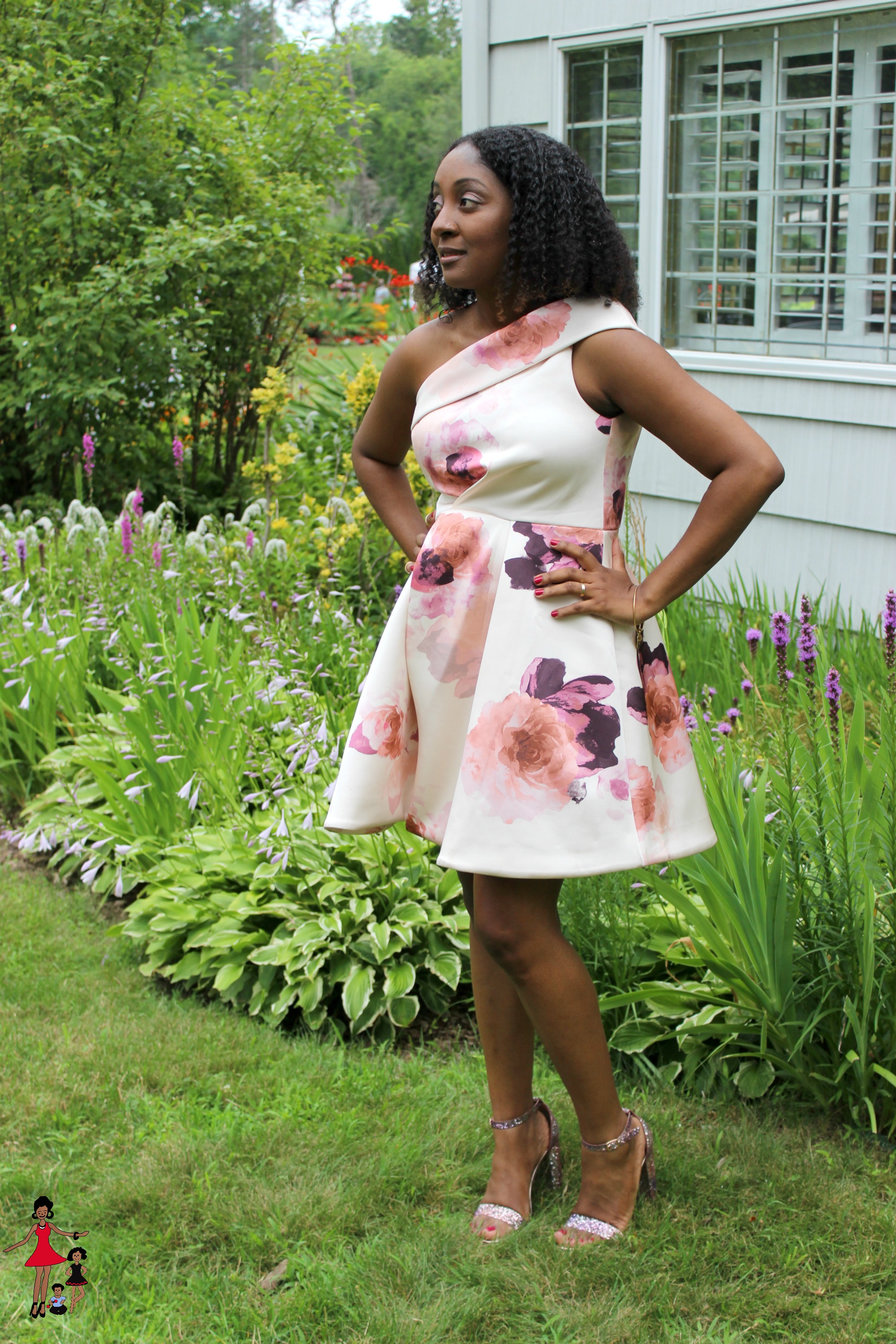 Outside wedding shop dresses for guests