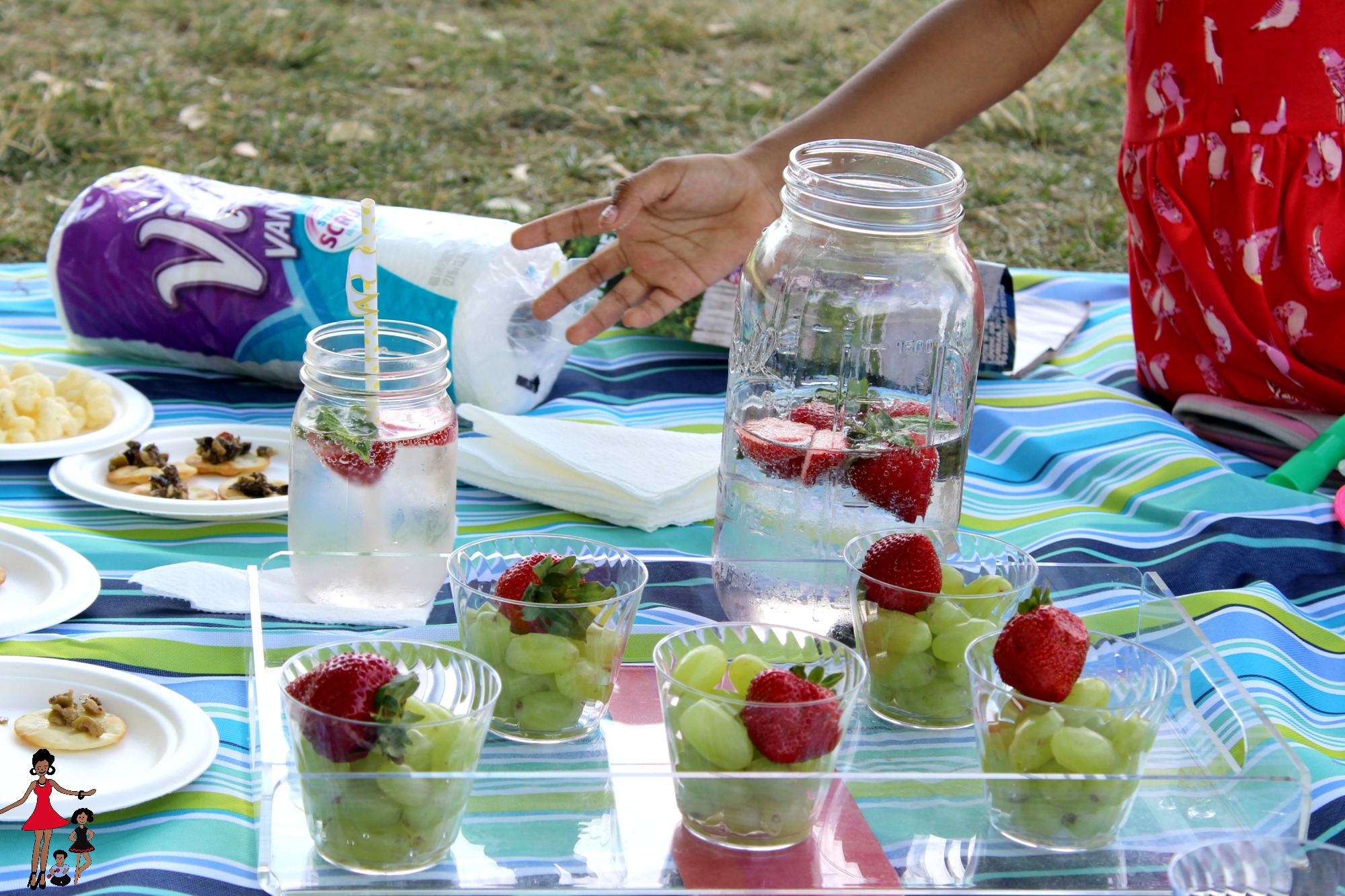 summer picnic with kids