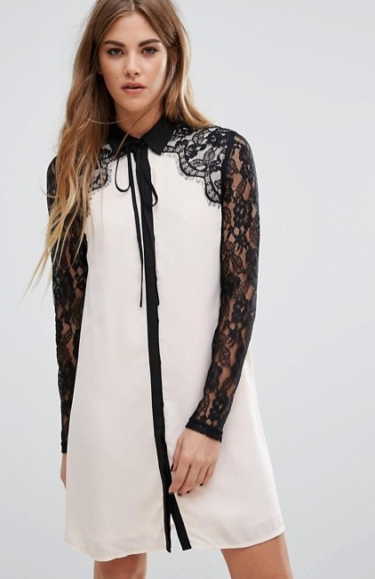 Holiday Style For Moms: Lace Sleeve Dress - Adanna Dill