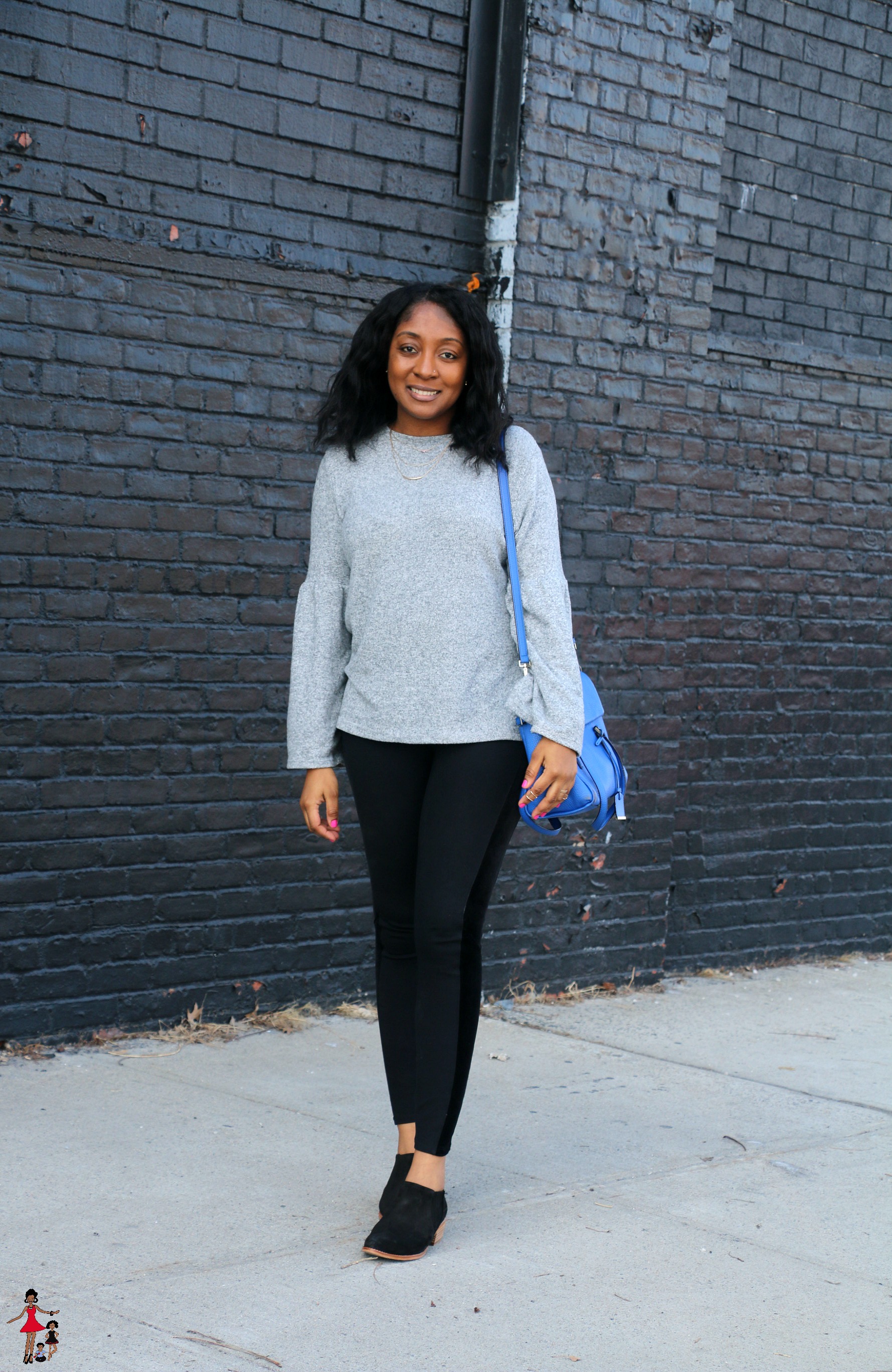 Sporty Outfit With Leggings and Sneakers - Adanna Dill