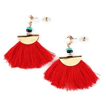 Amazon Style Tassel Earrings