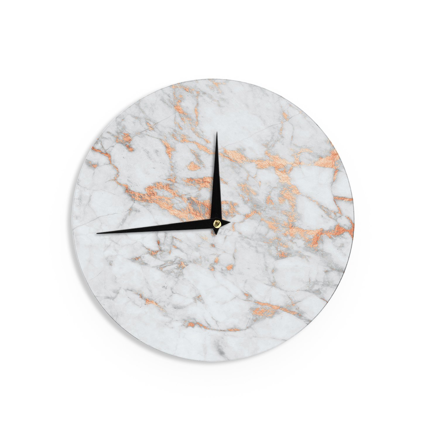 Marble and Rose Gold Clock