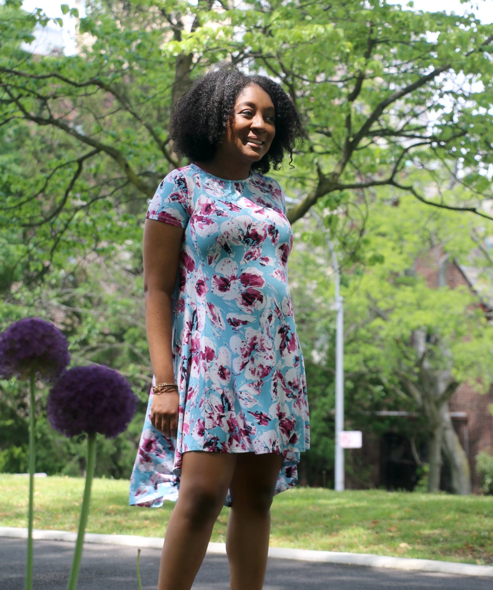 Bump Style: High-Low Maternity Dress - Adanna Dill