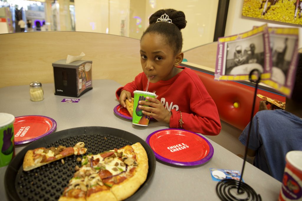 Birthday Dinner at Chuck E. Cheese's