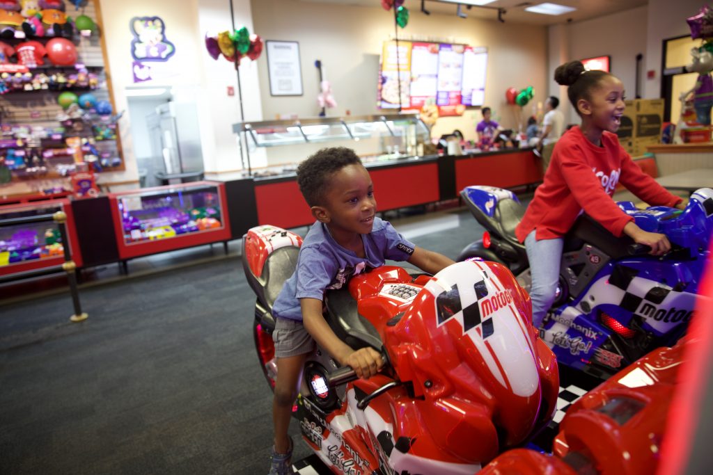 Birthday Dinner at Chuck E. Cheese's