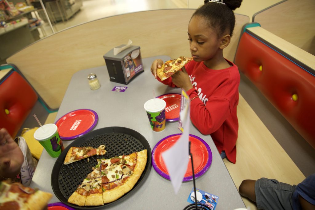 Birthday Dinner at Chuck E. Cheese's