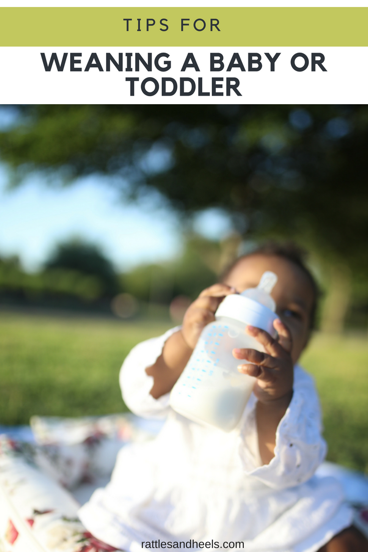 Tips for weaning a baby or toddler