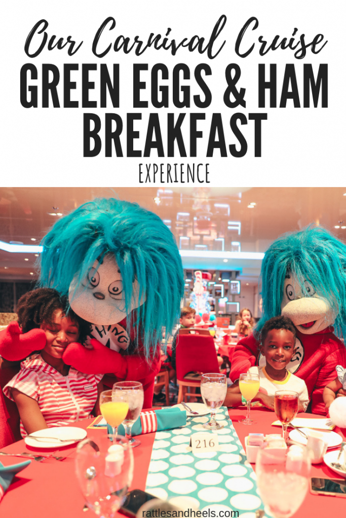 Carnival Cruise Green Eggs and Ham Breakfast experience