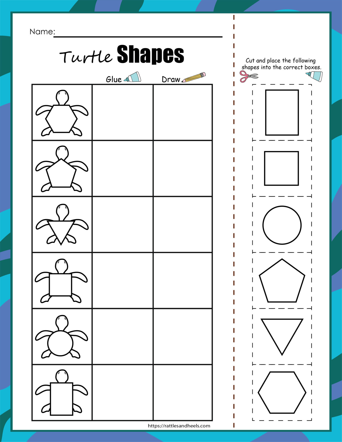 sea turtles activity sheets adanna dill