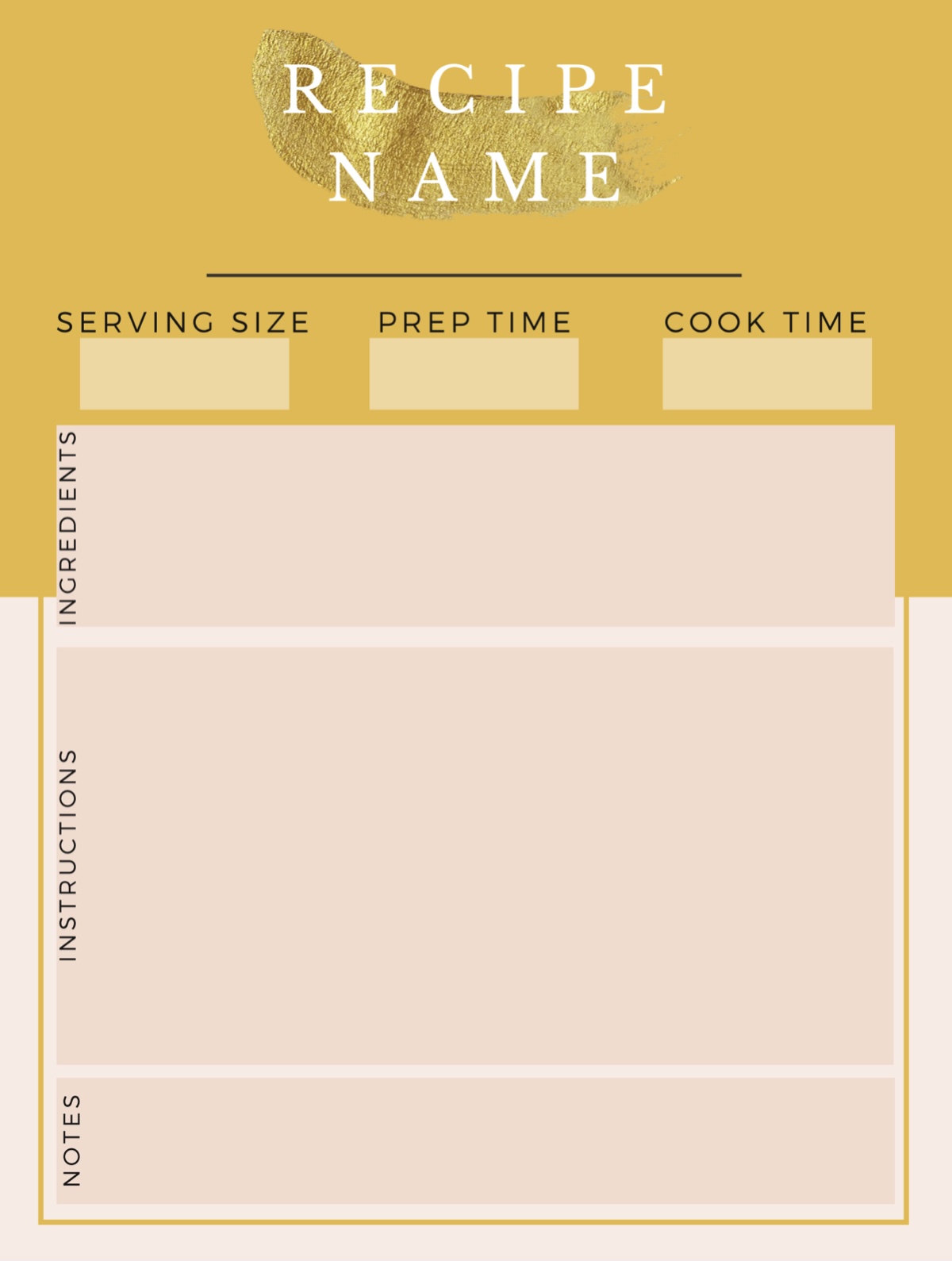 Free meal planning planner