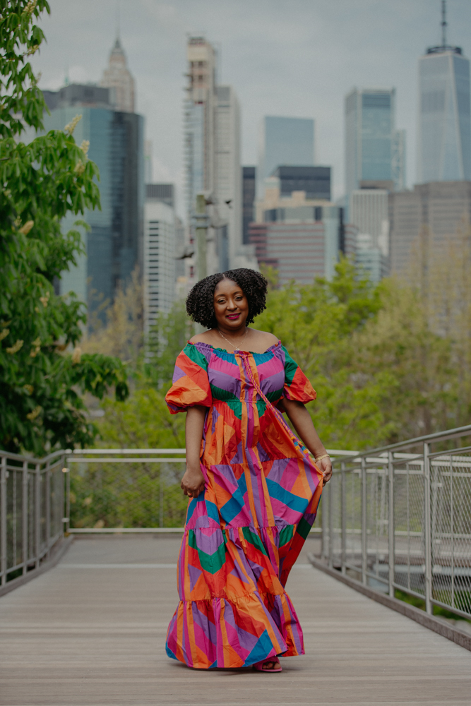 Colorful store summer dresses